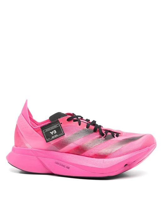 Y-3 Pink X Adidas Adios Pro 3.0 Sneakers