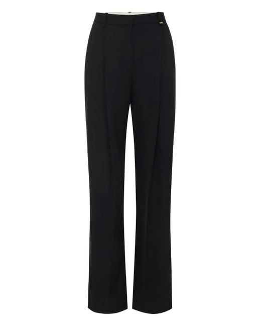 Pantalones con pinzas Elisabetta Franchi de color Black