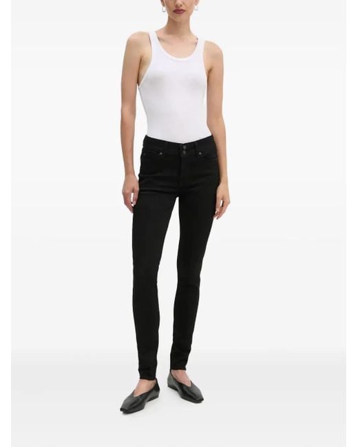 Levi's Black Logo-Patch Jeans