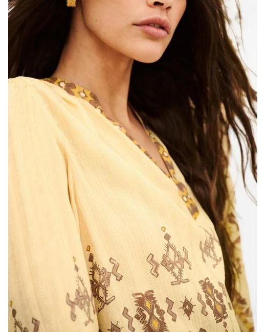 Ba&sh Metallic Zato Blouse