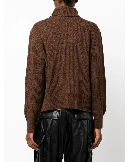 Rag & Bone Pierce カシミア タートルネックセーター Brown