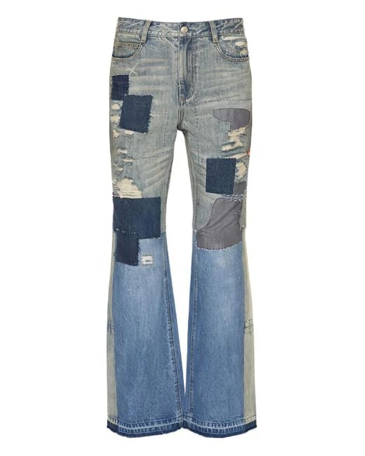 Vaqueros Spencer Mended con patchwork Sea de color Blue