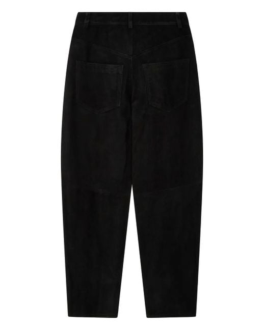 Isabel Marant Black Suede Trousers