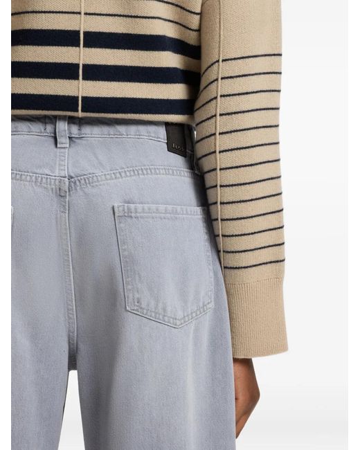 Boss Gray Straight-Leg Jeans