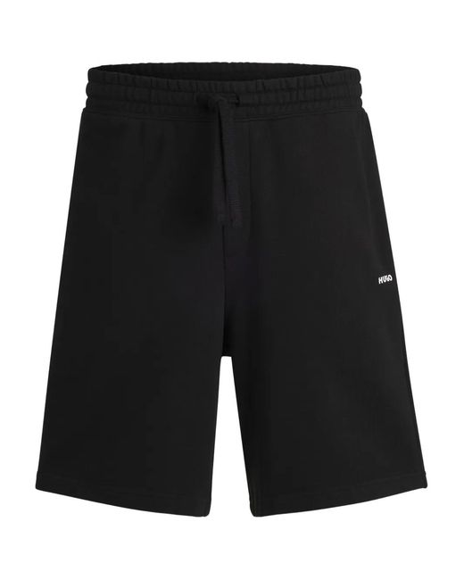 HUGO Black Dayono Drawstring Shorts for men