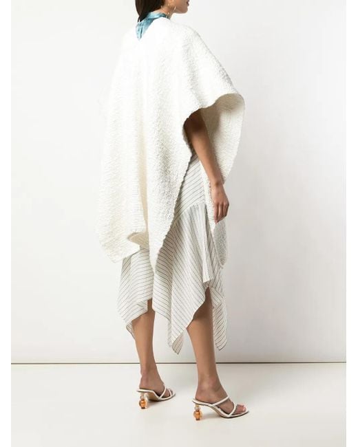 Voz White Short-Sleeve Cardi-Coat