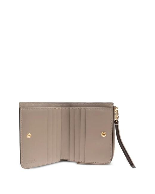 Fendi Natural Slim Baguette Leather Wallet