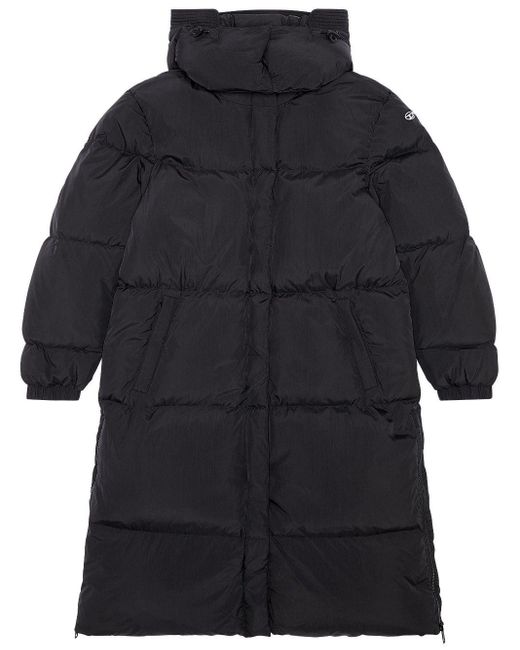 DIESEL Black W-peyt Padded Hooded Jacket