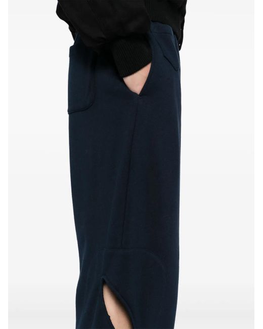 STEFAN COOKE Blue Cut-Out Track Pants for men