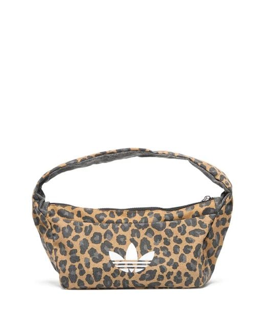 Adidas Metallic Small Leopard-Print Shoulder Bag