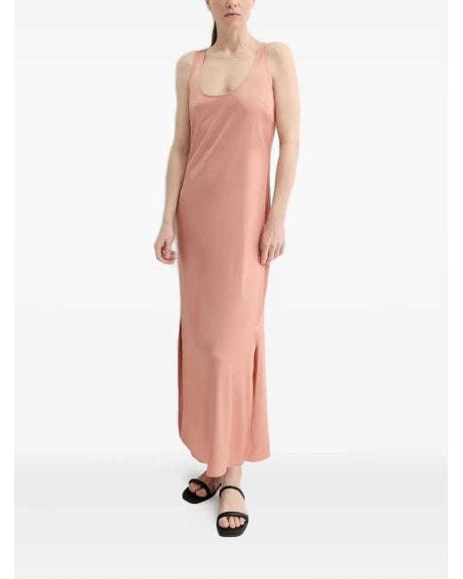 Marc O' Polo White Side-Split Maxi Dress