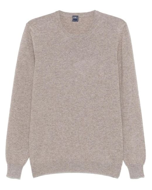 Jersey De Cachemira Fedeli de hombre de color Gray