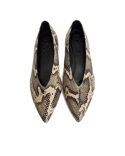 Aeyde White Flat Shoes
