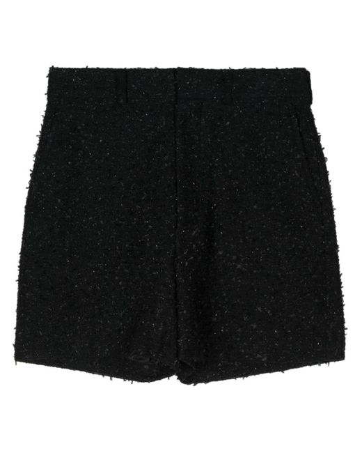 Junya Watanabe Black Tweed-Shorts