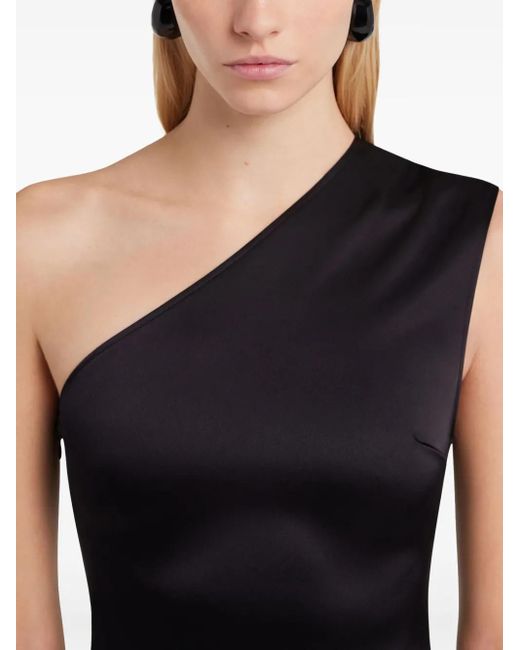 Courreges Black Infinity Midi Dress