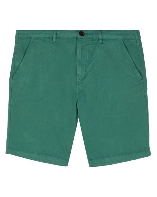 PS by Paul Smith Green Mid-rise Chino Shorts for men