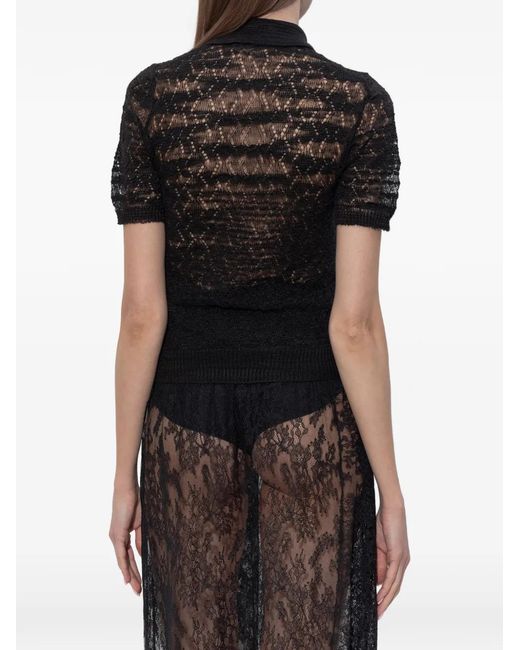 DSquared² Black Short-Sleeve Polo