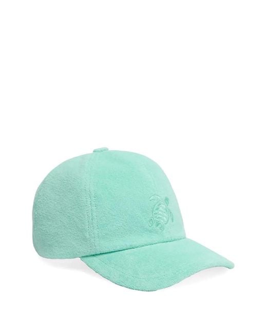 Vilebrequin Green Turtle-Embroidered Hat for men