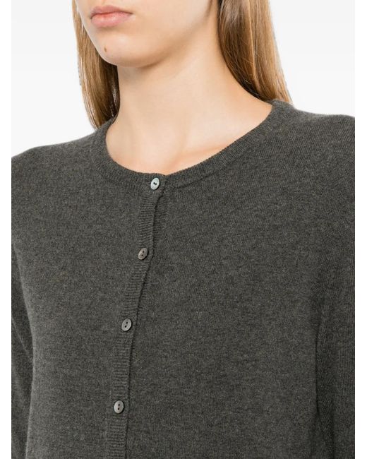 N.Peal Cashmere Gray Olivia Cardigan