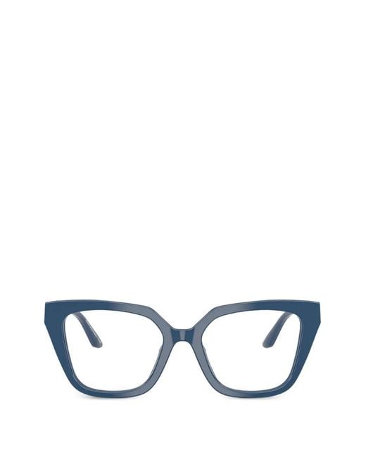 Emporio Armani White Logo Detail Frames