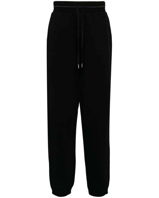 Helmut Lang Black Curve Track Pants for men