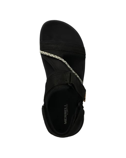 Merrell Black Sandales Terran 4 À Bride Arrière