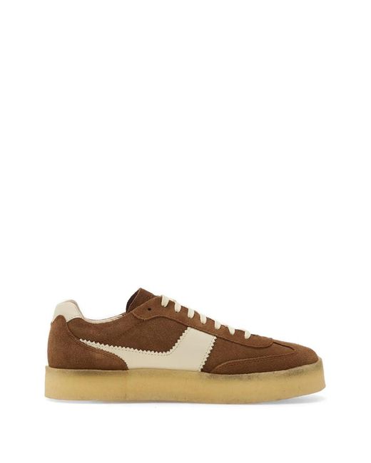 Clarks Brown Tor 80 Jagged Panel Sneakers for men