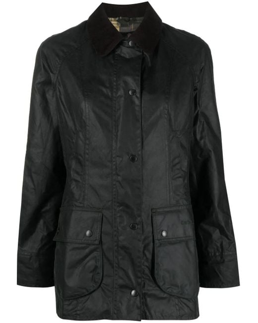 Barbour Black Beadnell Wax Jacket