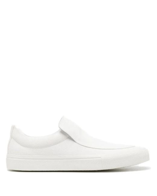 James Perse White Coastal Canvas Sneakers for men