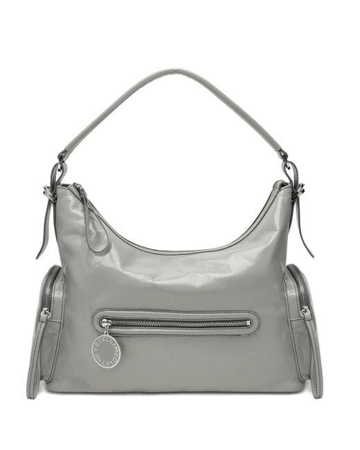 Stella McCartney Gray Dartmoor zip shoulder bag