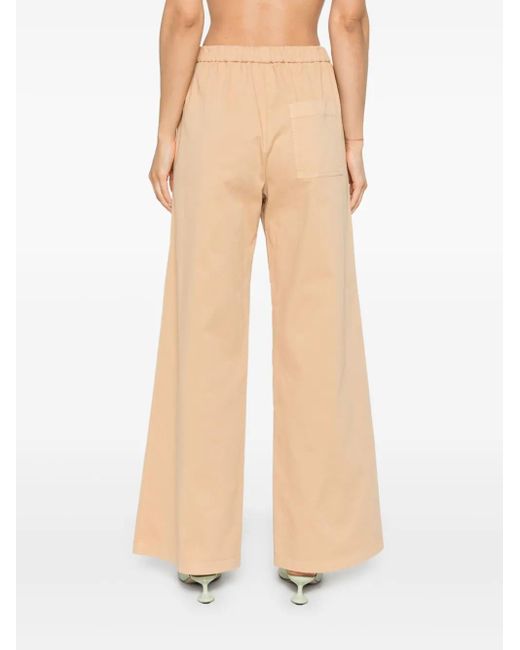 Forte Forte Natural Palazzohose Mit Elastischem Bund