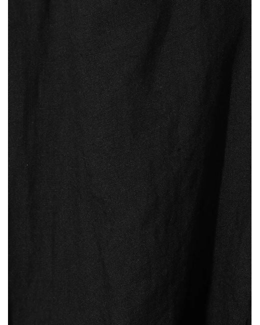 Undercover Black Regular Linen Trousers for men