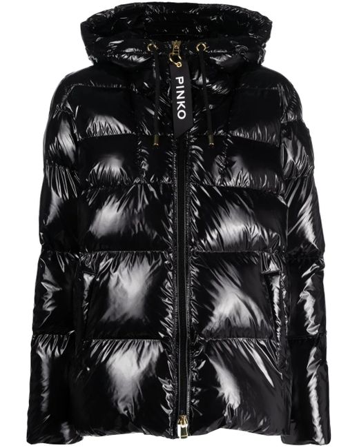 Pinko ハイネック パデッドジャケット Black