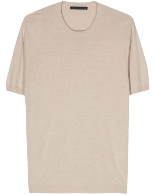 Low Brand Natural Fine-knit T-shirt for men