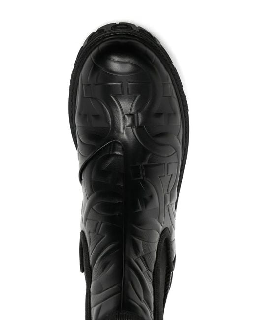 Ferragamo Black Ferragamo Varsi Ankle Boots