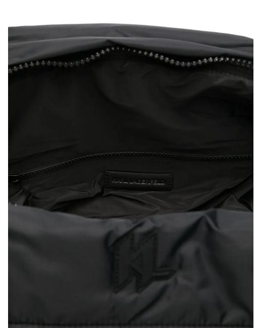 Karl Lagerfeld Black Gesteppte Tasche