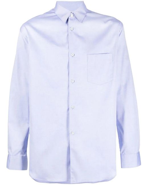 Comme des Garçons Blue Shape 2 Oxford Shirt for men