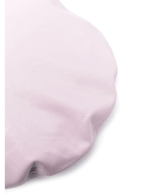 Jil Sander Pink Small Leather Shoulder Bag