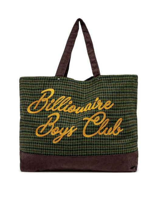 BBCICECREAM Black Logo-Embroidered Tote Bag for men