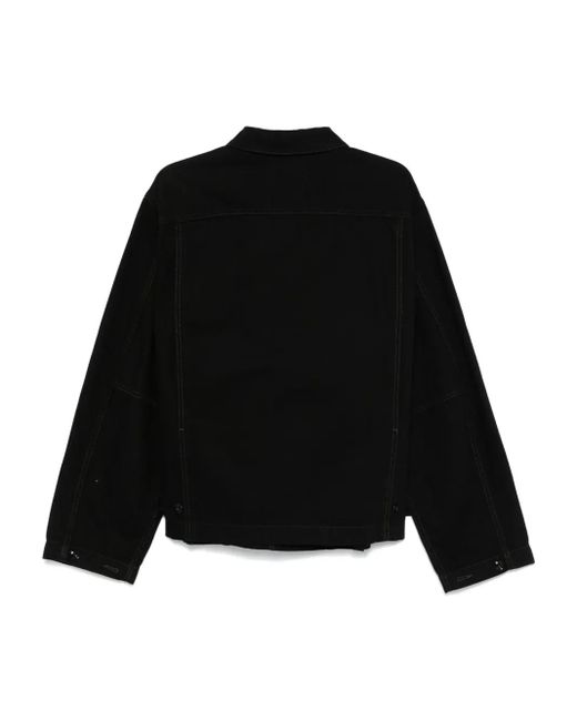 Lemaire Black Boxy Denim Jacket
