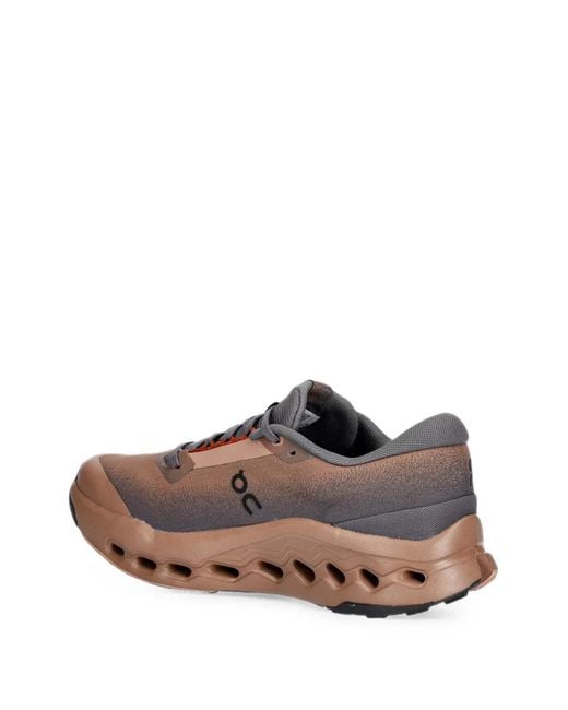 On Shoes Brown Cloudsurfer Trail Waterproof Sneakers for men