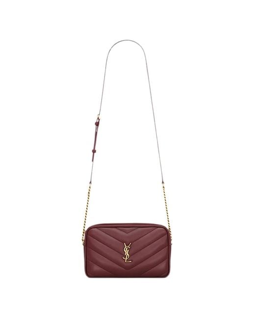 Saint Laurent White Loulou Quilted Mini Shoulder Bag