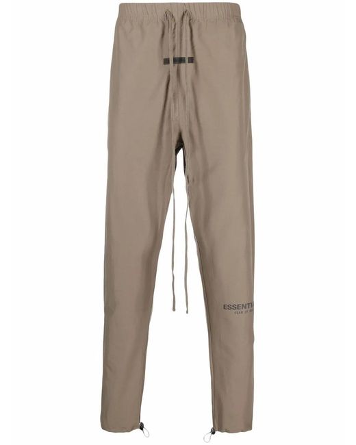 Fear Of God Natural Logo Print Track Pants