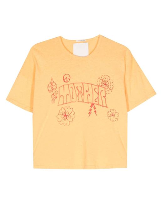 Mother Yellow The Big Deal Graphic-print T-shirt