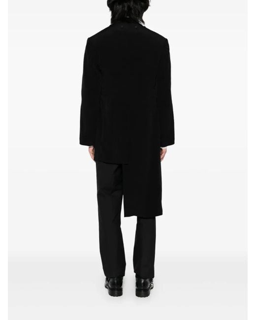 Yohji Yamamoto Black Tuxedo Attachable-Collar Jacket for men
