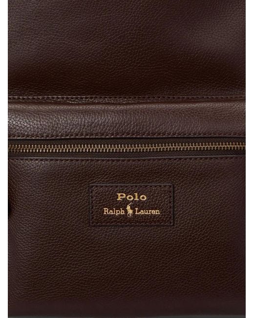 Polo Ralph Lauren Rucksack Aus Leder Mit Reißverschluss in Brown für Herren