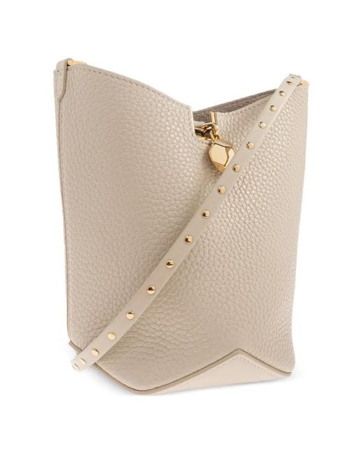 Lanvin White Nano Catch Bucket Bag