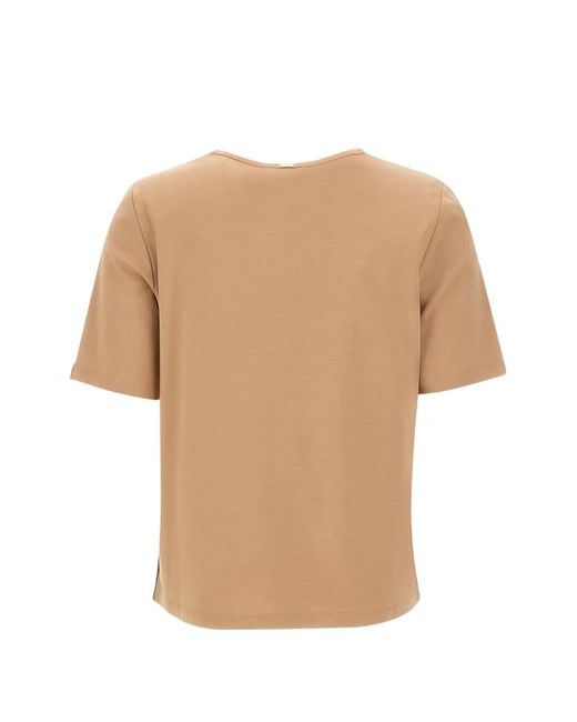 Herno Natural Button Side Slit T-Shirt