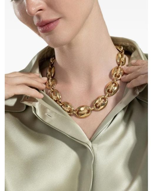Gas Bijoux Metallic Pearl Cophea Mini Necklace