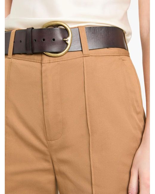 Cinq À Sept Natural Hose Mit Plissierten Bündchen